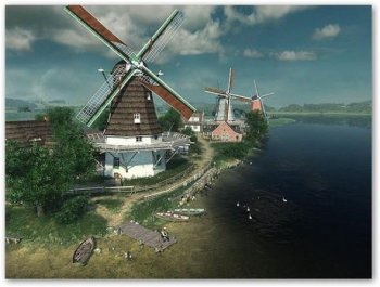 Dutch Windmills 3D Screensaver